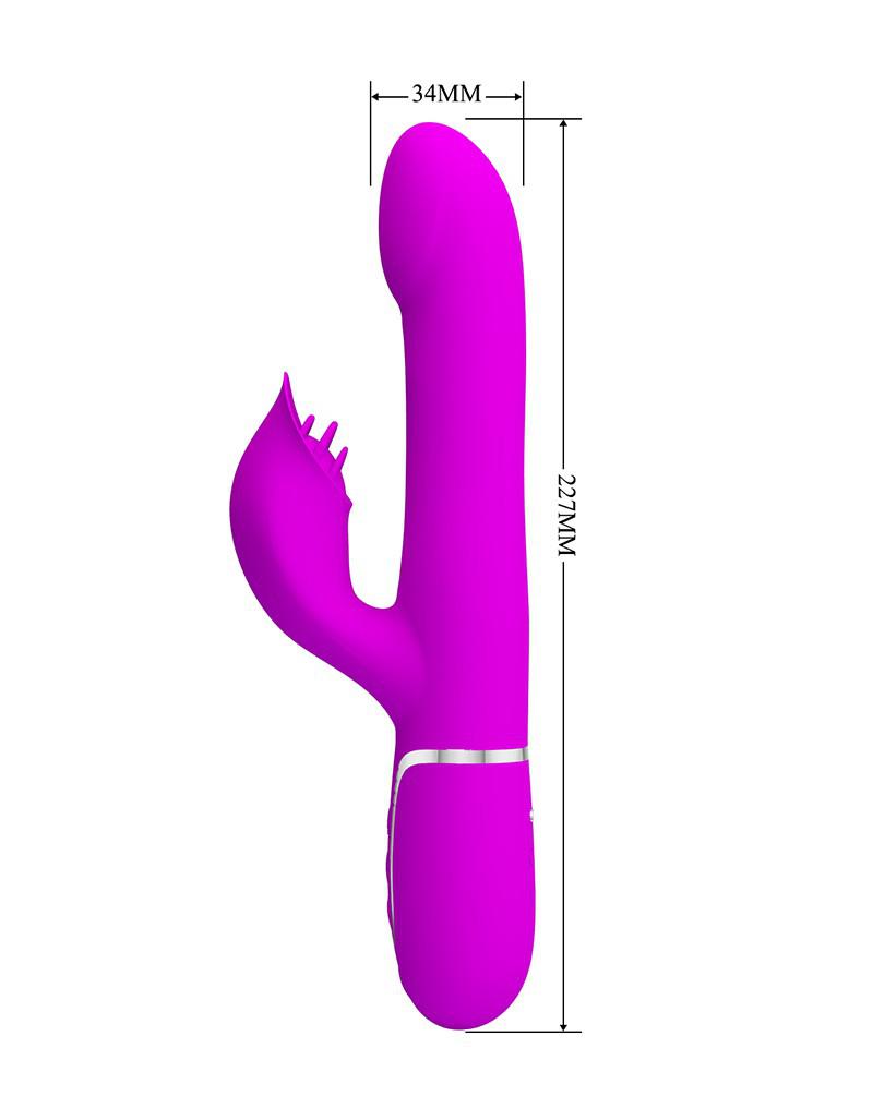 Pretty Love - Falin - Rabbit Vibrator - Paars-laced-up.nl