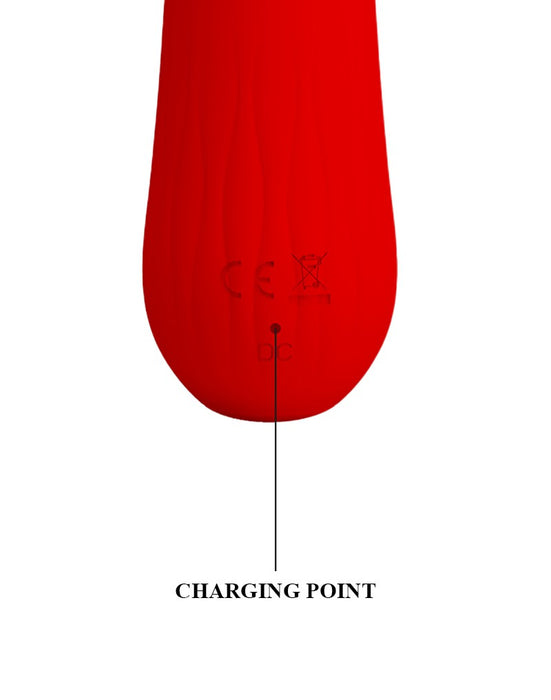 Pretty Love - Faun - Buigzame G-Spot Vibrator - Rood-Laced-up.nl