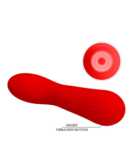 Pretty Love - Faun - Buigzame G-Spot Vibrator - Rood-Laced-up.nl
