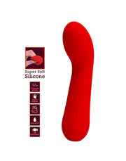 Pretty Love - Faun - Buigzame G-Spot Vibrator - Rood-Laced-up.nl