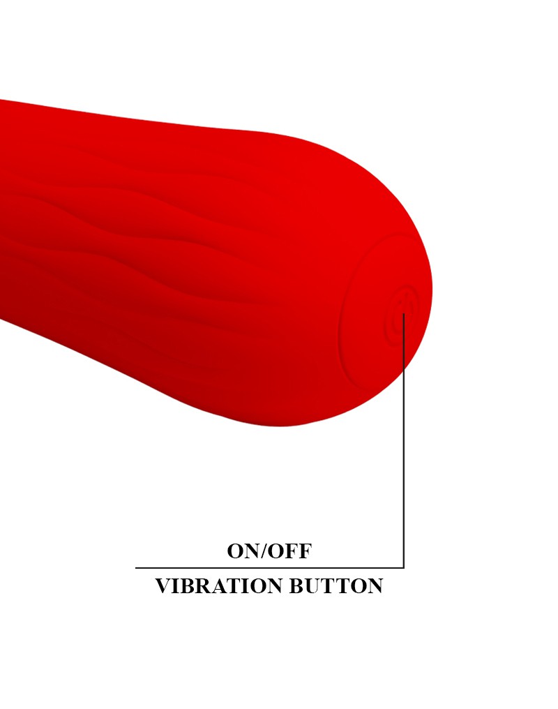 Pretty Love - Faun - Buigzame G-Spot Vibrator - Rood-Laced-up.nl