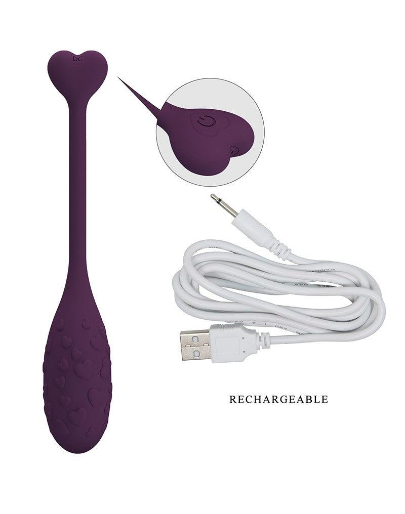 Pretty Love - Fisherman - Vibrerend Eitje - Met Nopjes - Met App Control - Paars-Laced-up.nl