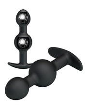 Pretty Love - Geisha Anaal Plug Dubbel - Met Bewegende Metalen Balletjes-Laced-up.nl
