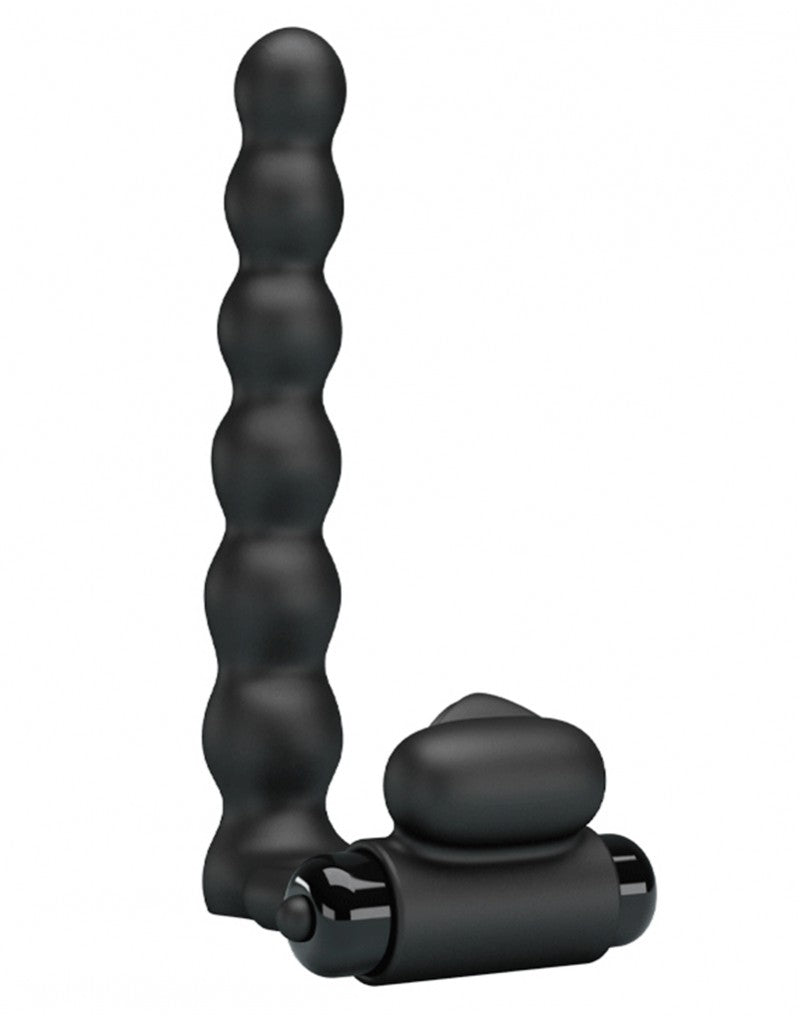 Pretty Love - Hercules - Vibrerende Cockring Met Buttplug - Zwart-Erotiekvoordeel.nl
