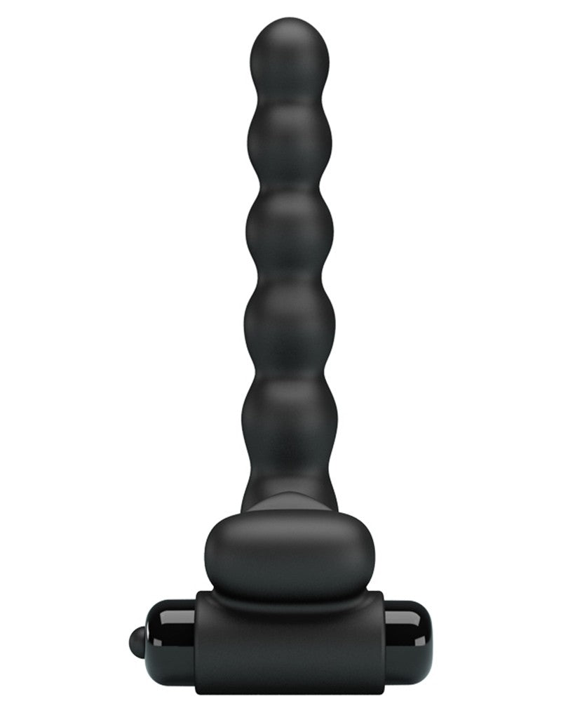 Pretty Love - Hercules - Vibrerende Cockring Met Buttplug - Zwart-Erotiekvoordeel.nl