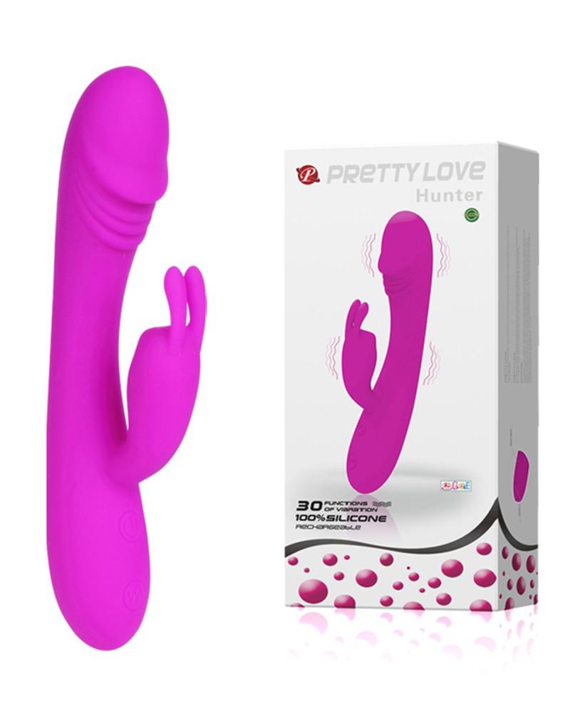 Pretty Love - Hunter - Rabbit Vibrator-Erotiekvoordeel.nl