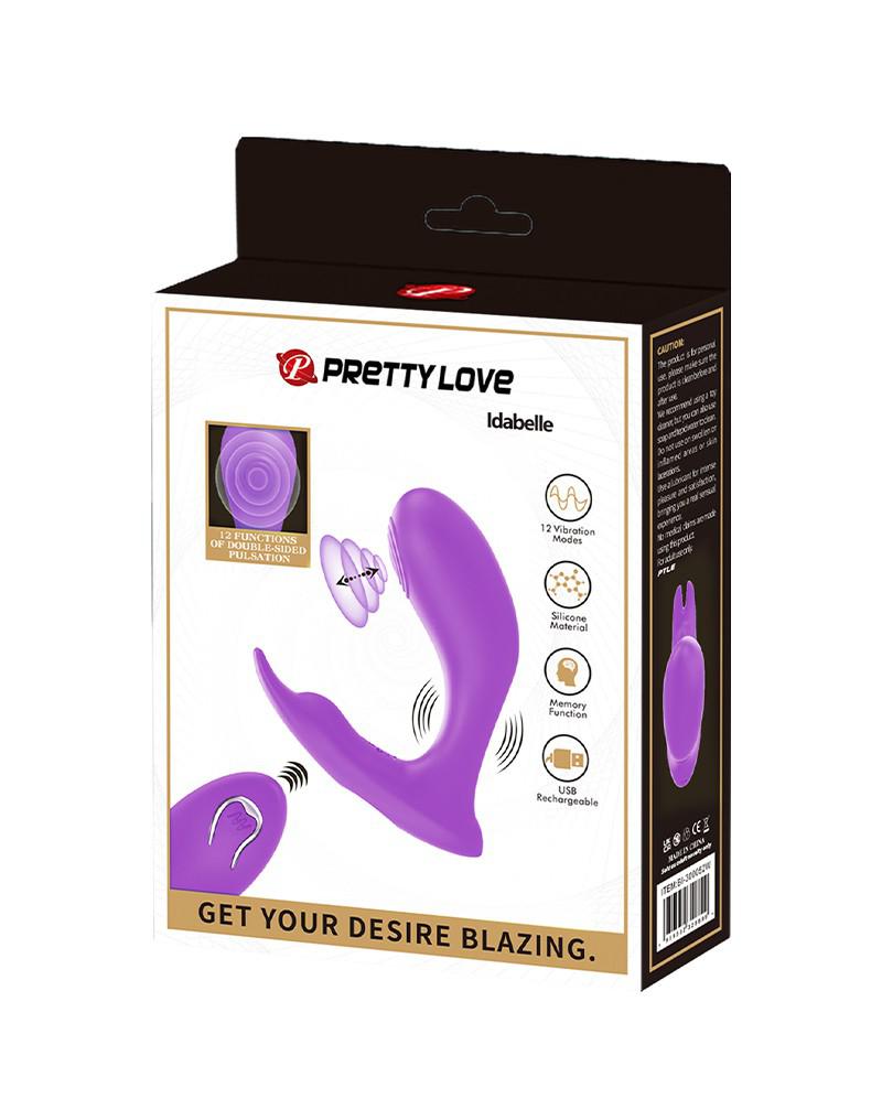 Pretty Love - Idabelle - Pulserende Panty Vibrator - Vibrerend Slipje - Lila-Laced-up.nl