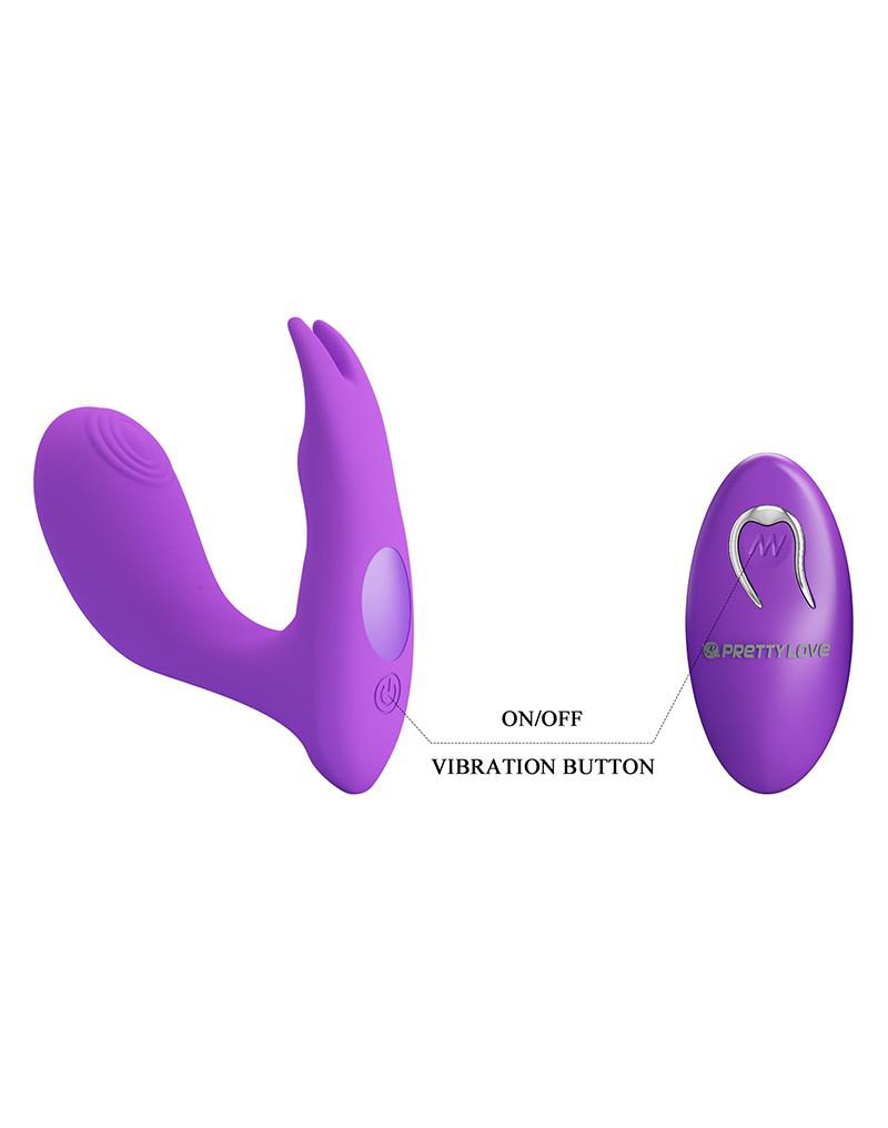 Pretty Love - Idabelle - Pulserende Panty Vibrator - Vibrerend Slipje - Lila-Laced-up.nl