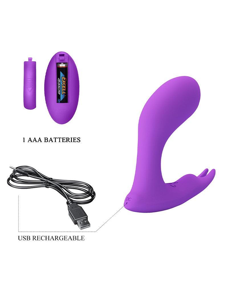 Pretty Love - Idabelle - Pulserende Panty Vibrator - Vibrerend Slipje - Lila-Laced-up.nl
