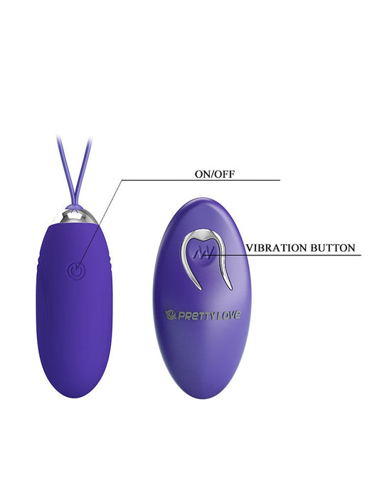 Pretty Love - Jenny Youth - Vibrerend Eitje - Paars-Laced-up.nl