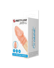 Pretty Love - Jeremy - Penis Sleeve - Cock Sleeve Voor Verminderen Bloedstroom voor Hardere Erecties - Lichte Huidskleur-Laced-up.nl