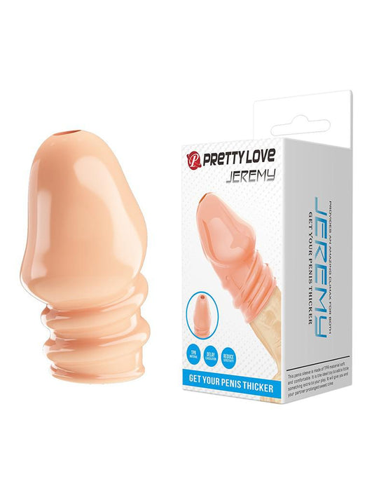 Pretty Love - Jeremy - Penis Sleeve - Cock Sleeve Voor Verminderen Bloedstroom voor Hardere Erecties - Lichte Huidskleur-Laced-up.nl