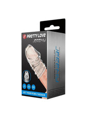Pretty Love - Jeremy - Penis Sleeve - Cock Sleeve Voor Verminderen Bloedstroom voor Hardere Erecties - Transparant-Laced-up.nl