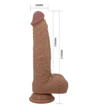 Pretty Love - Jonathan - Stotende Vibrator die levensecht aanvoelt - Medium Huidskleur-Erotiekvoordeel.nl