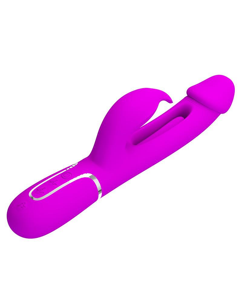 Pretty Love - Kampas - Rabbit Vibrator - Paars-laced-up.nl