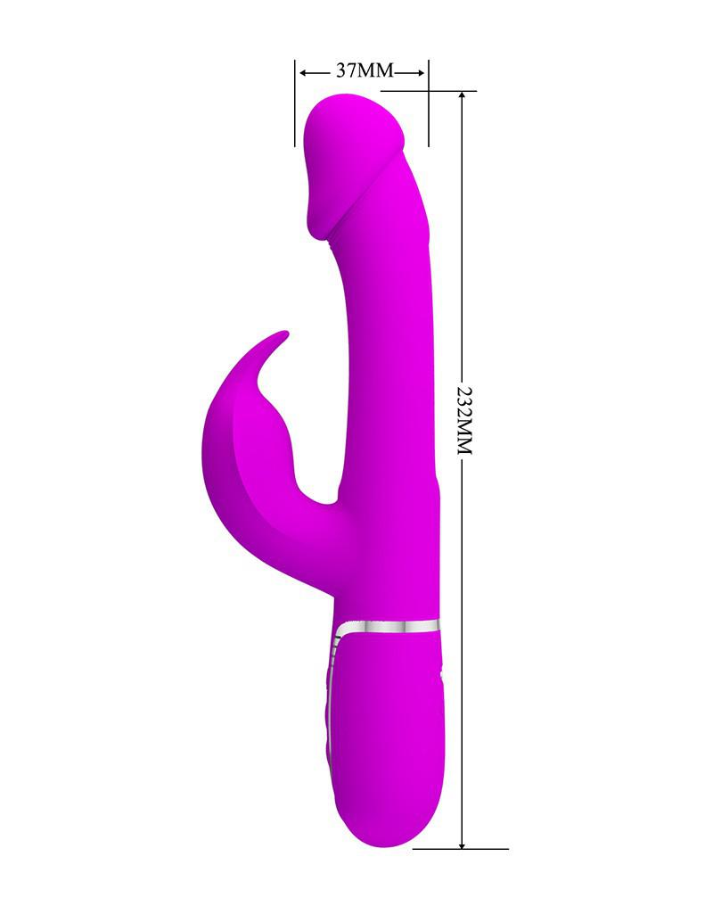 Pretty Love - Kampas - Rabbit Vibrator - Paars-laced-up.nl