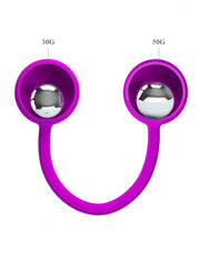 Pretty Love - Kegel Ball III - Vaginale bekkenbodem training Balletjes Met Metalen kogels - Roze-Laced-up.nl