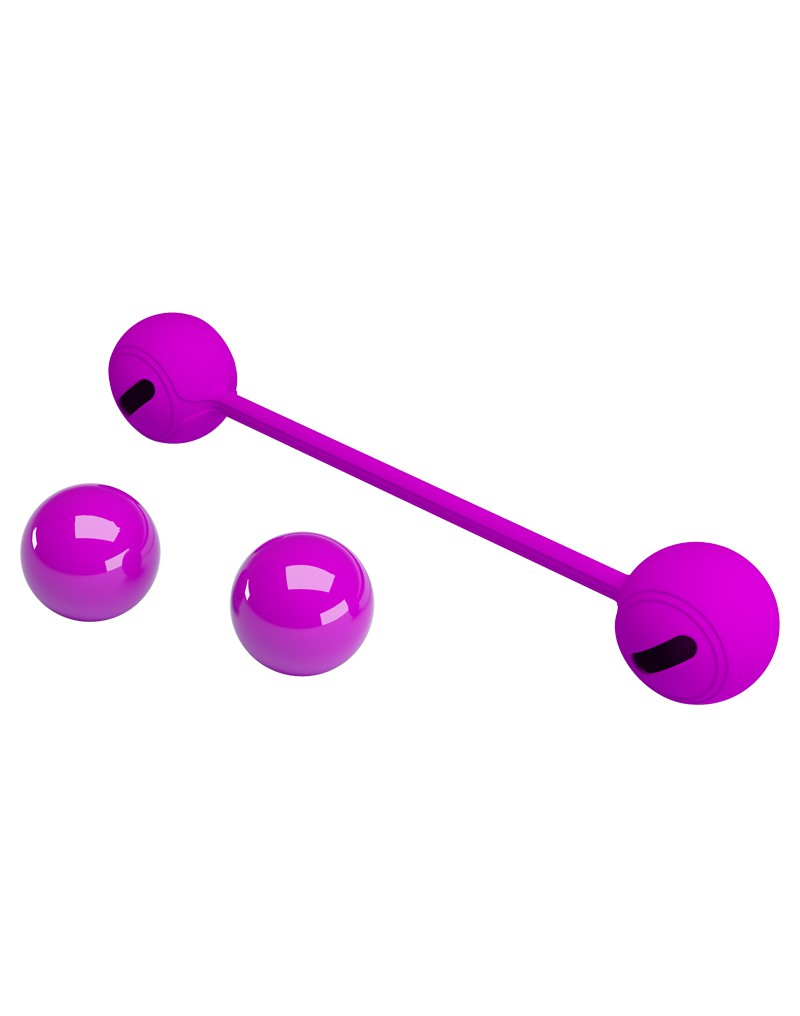 Pretty Love - Kegel Ball III - Vaginale bekkenbodem training Balletjes Met Metalen kogels - Roze-Laced-up.nl