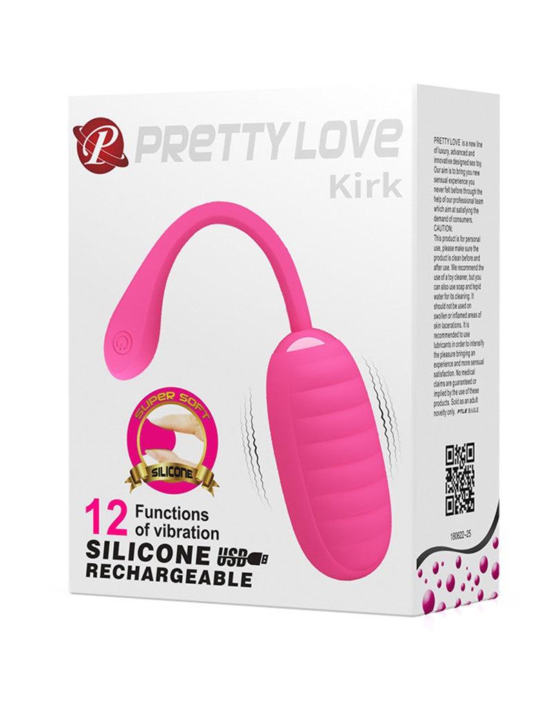 Pretty Love - Kirk - Vibrerend Eitje - Roze-Erotiekvoordeel.nl
