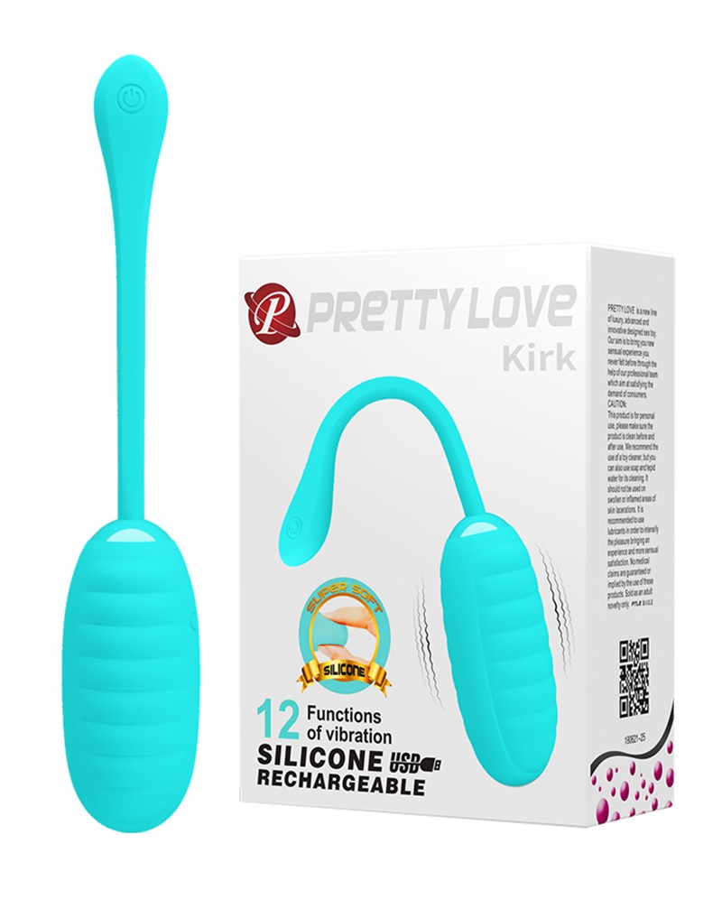 Pretty Love - Kirk - Vibrerend Eitje - Turquoise-Laced-up.nl