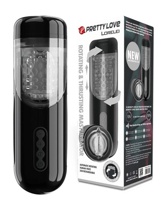 Pretty Love - Krachtige Roterende En Stotende Masturbator Lorelei-Laced-up.nl