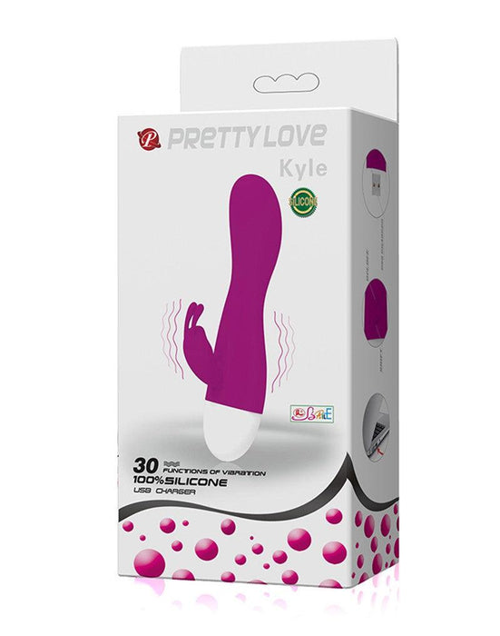 Pretty Love - Kyle - Rabbit Vibrator - Roze-Laced-up.nl