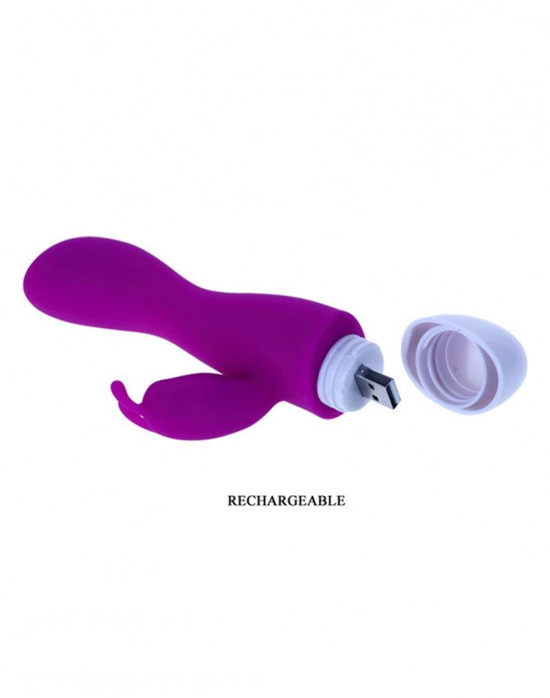 Pretty Love - Kyle - Rabbit Vibrator - Roze-Laced-up.nl
