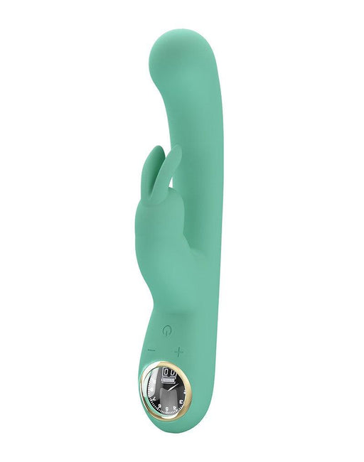 Pretty Love - Lamar - Rabbit Vibrator - Met LCD Display - Lichtblauw-Erotiekvoordeel.nl