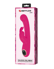 Pretty Love - Lamar - Rabbit-Vibrator - mit LCD-Display - Rosa - Laced-up.nl