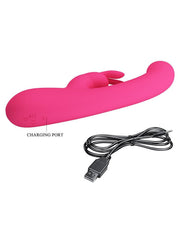 Pretty Love - Lamar - Rabbit-Vibrator - mit LCD-Display - Rosa - Laced-up.nl