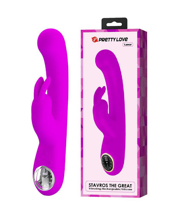 Pretty Love - Lamar - Rabbit Vibrator - Met LCD Display - Dieproze-Laced-up.nl