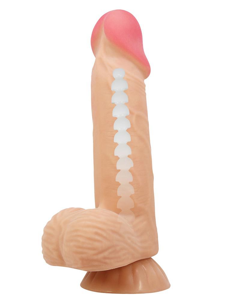 Pretty Love - Lisle - Sliding Skin Dildo - 20.6 x 4.4 cm - Lichte Huidskleur-laced-up.nl