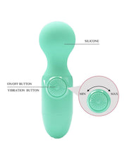 Pretty Love - Little Cute- Mini Wand Vibrator - Mintgroen-Erotiekvoordeel.nl