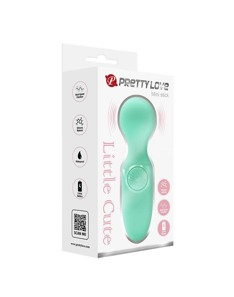 Pretty Love - Little Cute- Mini Wand Vibrator - Mintgroen-Laced-up.nl