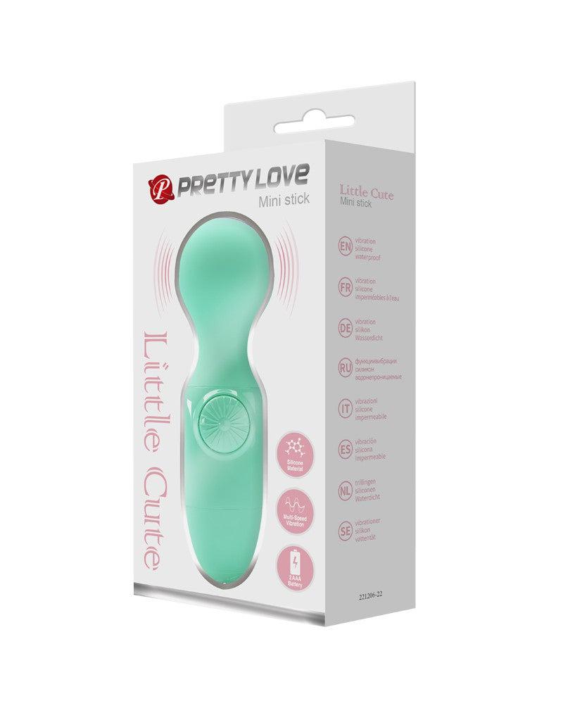 Pretty Love - Little Cute- Mini Wand Vibrator - Mintgroen-Laced-up.nl