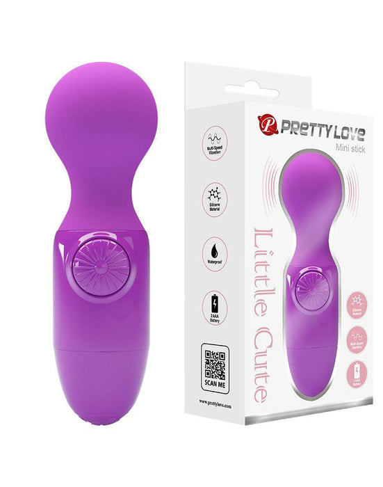 Pretty Love - Little Cute- Mini Wand Vibrator - Paars-Laced-up.nl