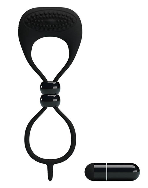 Pretty Love - Locker - Vibrerende Cockring - Zwart-Laced-up.nl