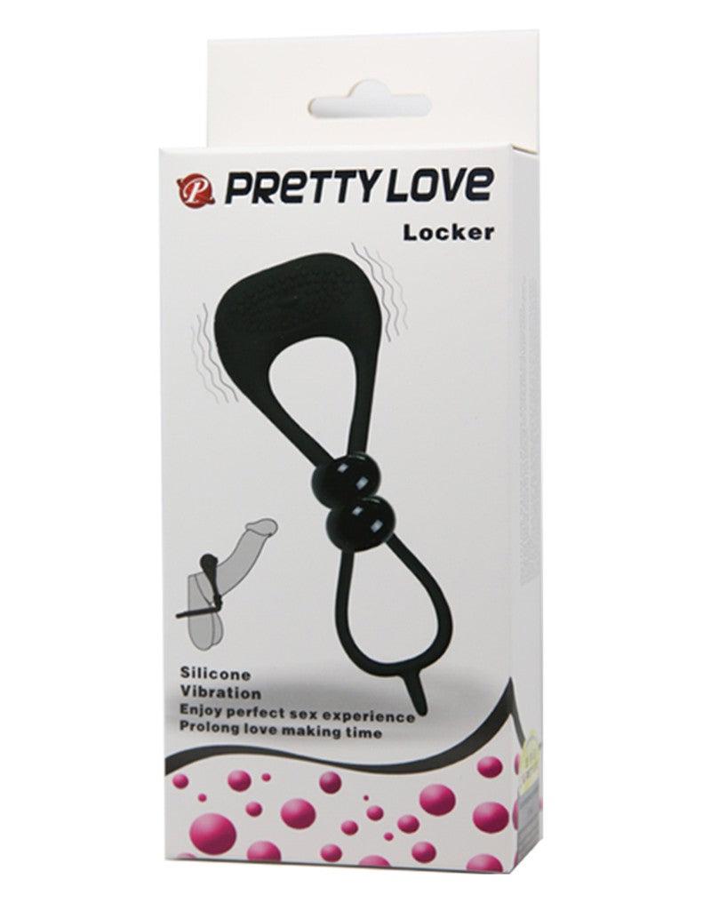 Pretty Love - Locker - Vibrerende Cockring - Zwart-Laced-up.nl