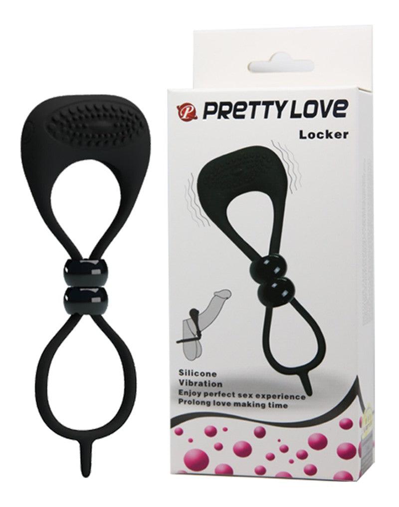 Pretty Love - Locker - Vibrerende Cockring - Zwart-Laced-up.nl