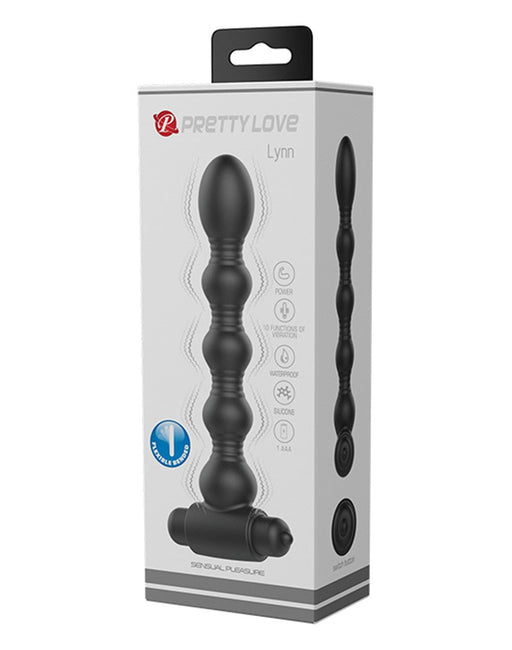 Pretty Love - Lynn - Vibrerende Buttplug - Zwart-Laced-up.nl