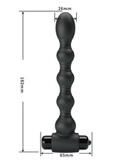 Pretty Love - Lynn - Vibrerende Buttplug - Zwart-Laced-up.nl