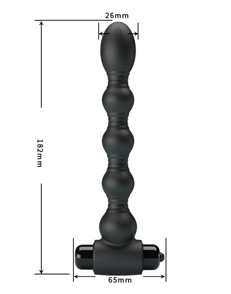 Pretty Love - Lynn - Vibrerende Buttplug - Zwart-Laced-up.nl