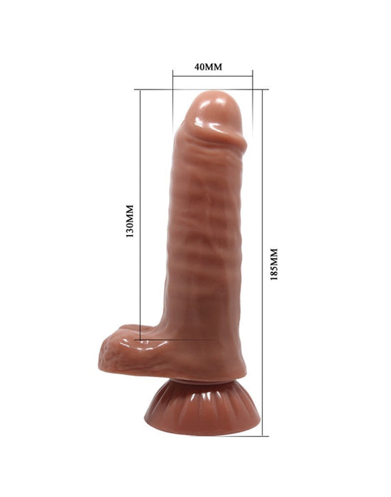 Pretty Love - Maddox - Vibrerende Dildo - Medium Huidskleur-Laced-up.nl