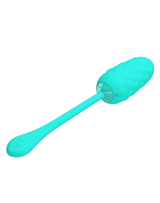 Pretty Love - Marina - Vibrerend Eitje met Nopjes - Handige Eénknopsbediening - Turquoise-Laced-up.nl