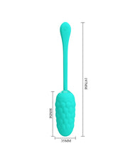 Pretty Love - Marina - Vibrerend Eitje met Nopjes - Handige Eénknopsbediening - Turquoise-Laced-up.nl
