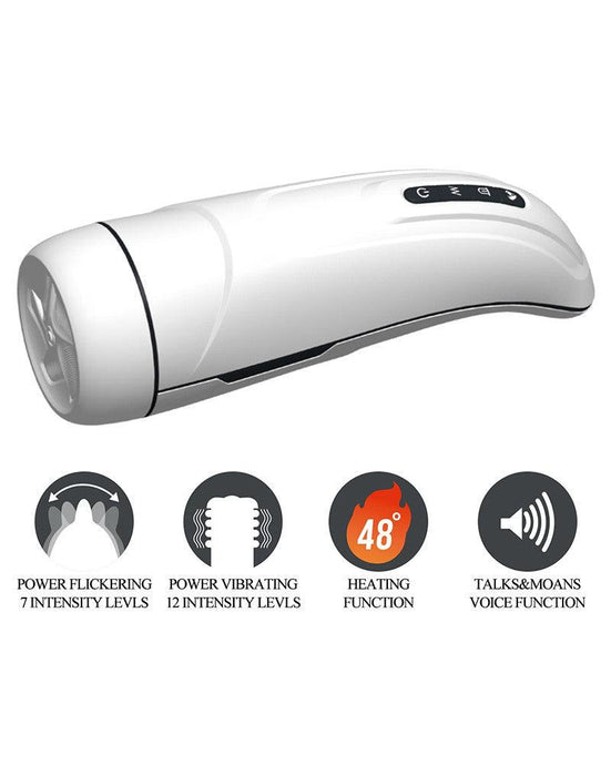 Pretty Love - Marissa - Automatisch Vibrerende Masturbator - Met Verwarmings Lik en Kreunfuncties-Laced-up.nl