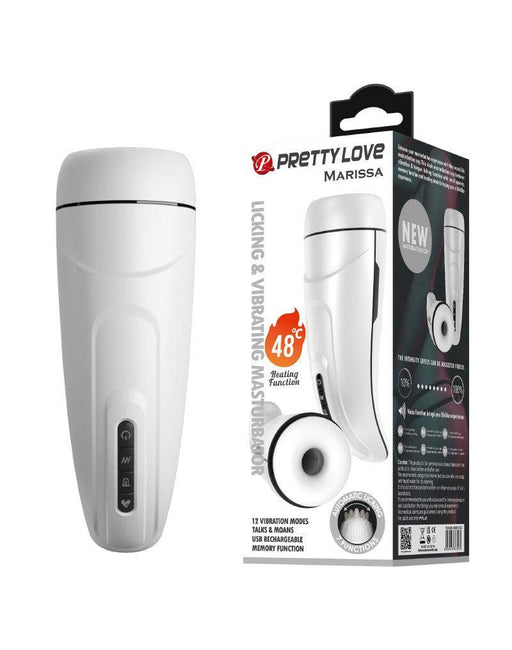 Pretty Love - Marissa - Automatisch Vibrerende Masturbator - Met Verwarmings Lik en Kreunfuncties-Laced-up.nl