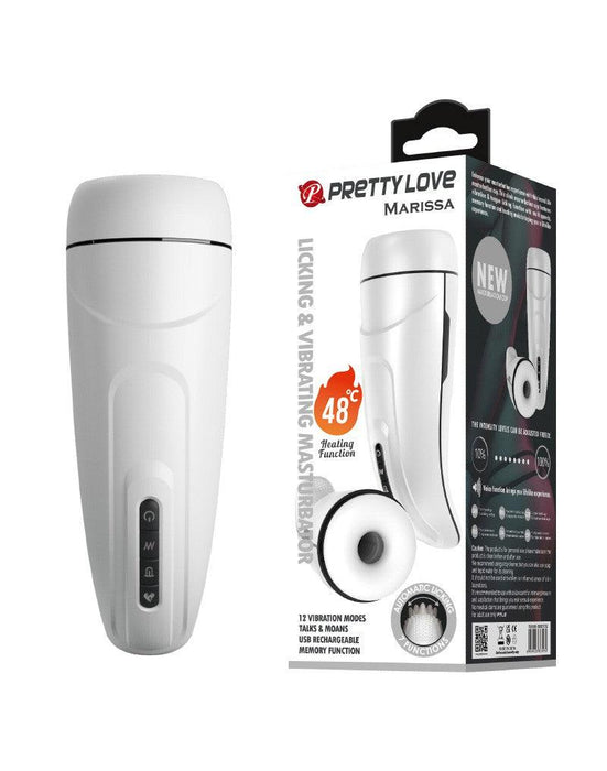 Pretty Love - Marissa - Automatisch Vibrerende Masturbator - Met Verwarmings Lik en Kreunfuncties-Laced-up.nl