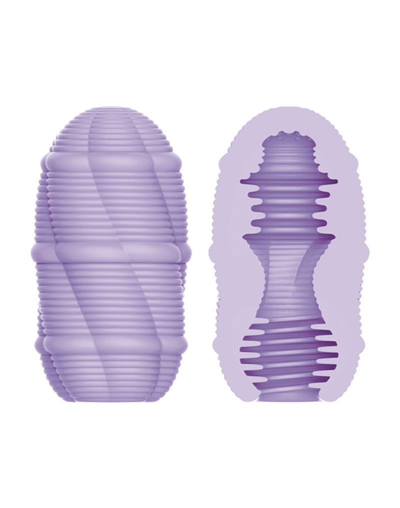 Pretty Love - Masturbator Ei - Smooth Stripes - Lila-Laced-up.nl