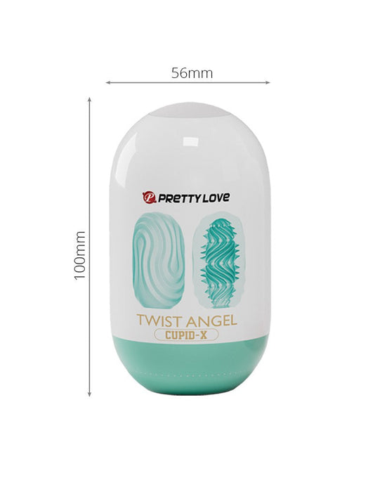 Pretty Love - Masturbator Ei - Twist Angel - Lichtblauw-Laced-up.nl